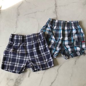 Baby Boy Plaid Shorts